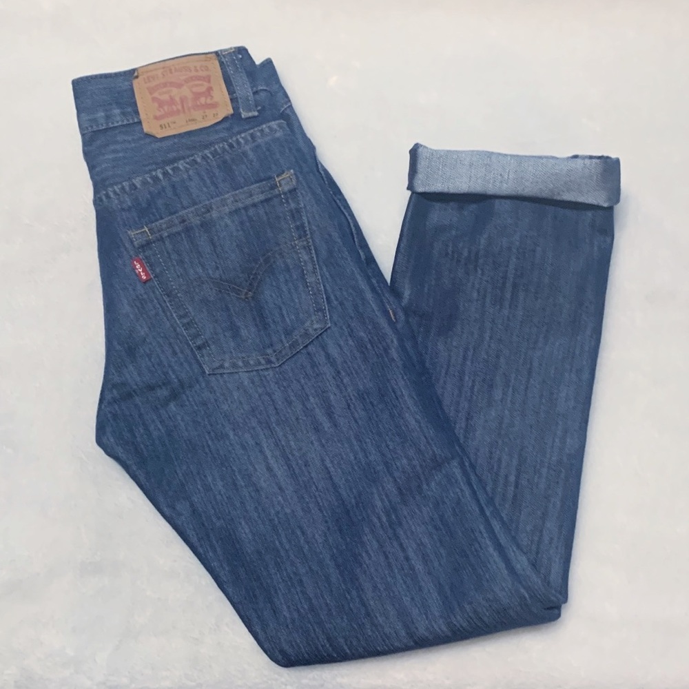 COPY - Levi’s 511 Denim Blue Jeans  Strait Leg,